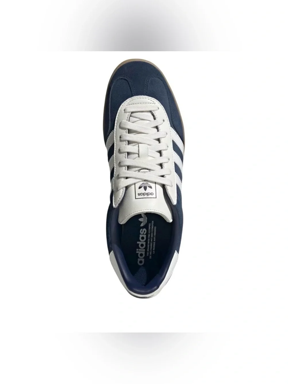 NWT adidas Gazelle Indoor IH9650 Night Indigo White Gum Men’s Size 12